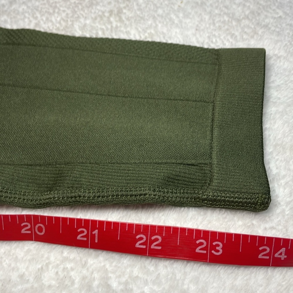 Homma Olive Green High-Waisted Leggings - Picture 7 of 10